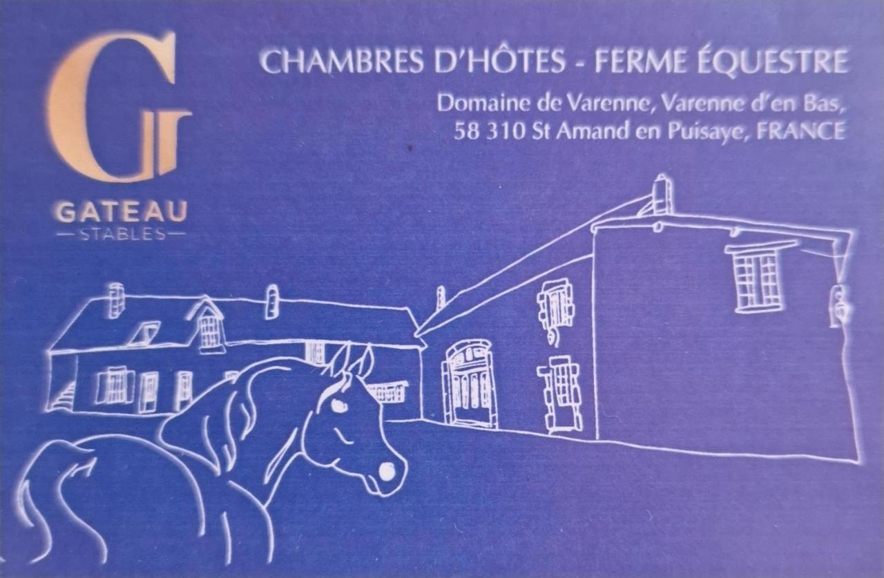 Ferme Equestre & Chambres D'Hotes Gateau Stables Proche Guedelon Saint-Amand-en-Puisaye Ngoại thất bức ảnh